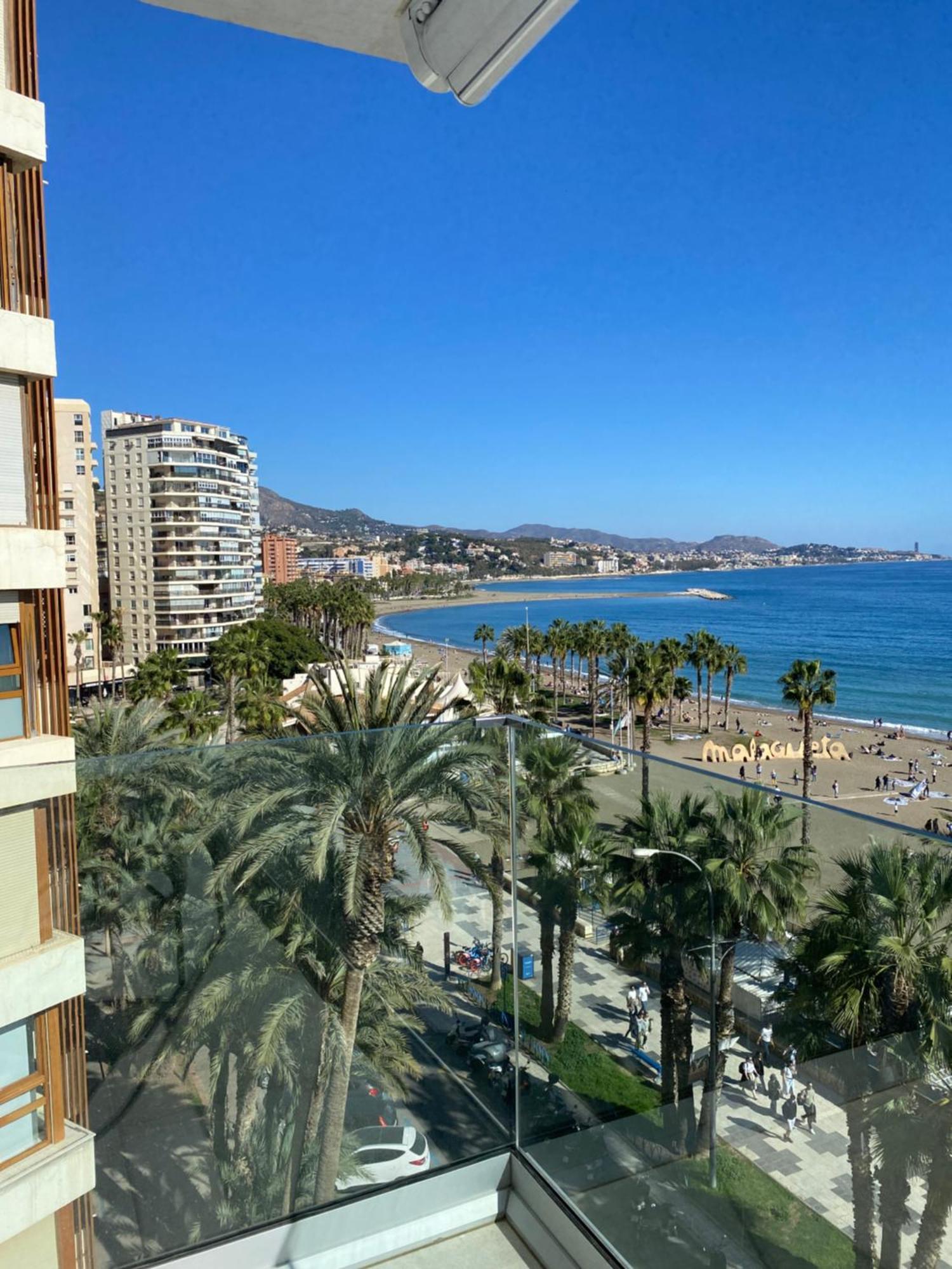 Apartamento Con Terraza Vista Al Mar Malagueta 말라가 외부 사진